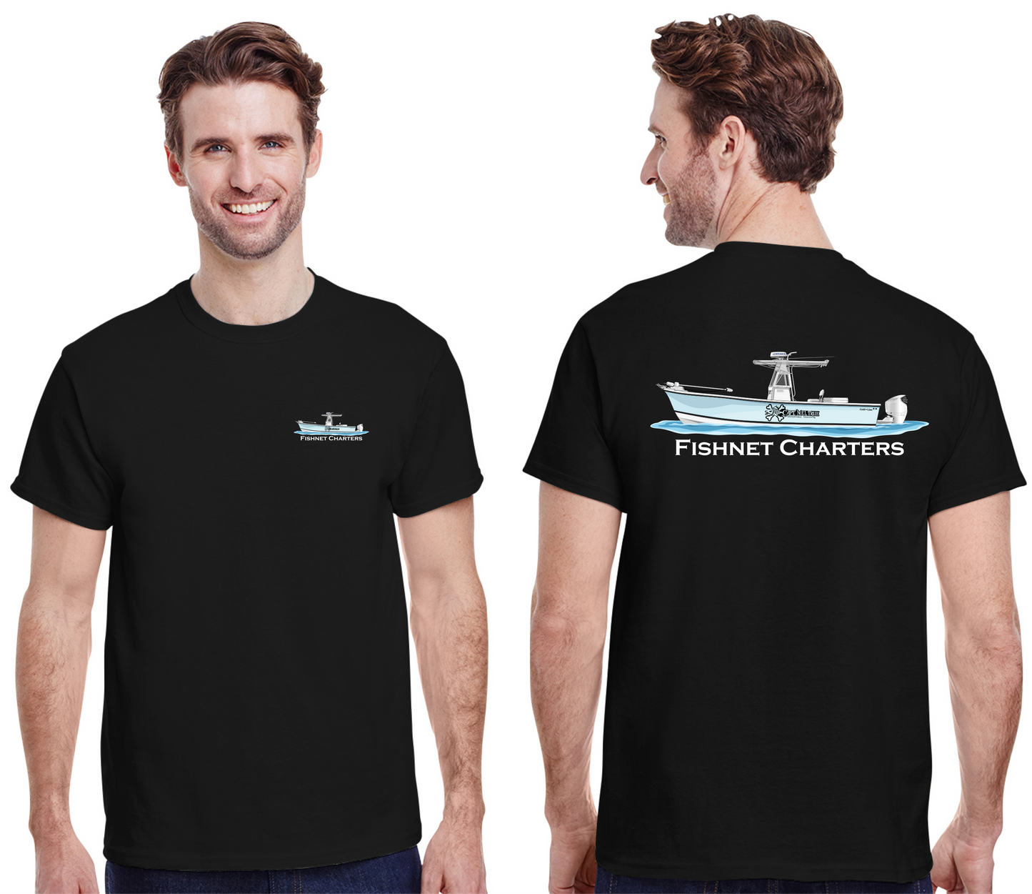 Capt. Mel’s Fishnet Charters Boat Shirt T shirt