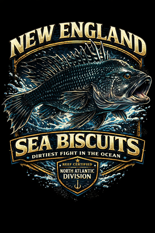 BLACK SEA BASS / SEA BISCUIT HOODIE