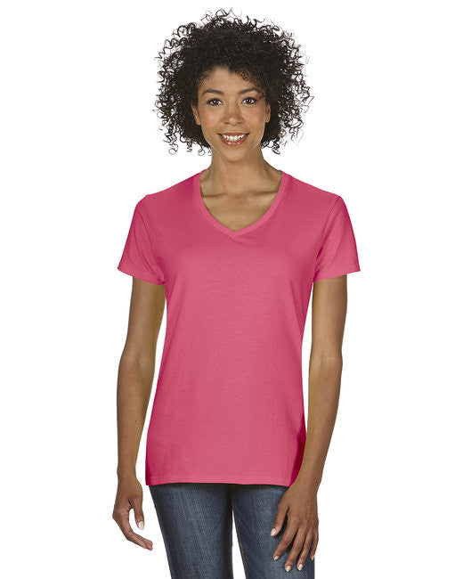 Gildan - Ladies' Heavy Cotton™ V-Neck, T-Shirt