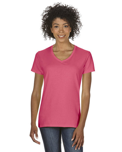 Gildan - Ladies' Heavy Cotton™ V-Neck, T-Shirt