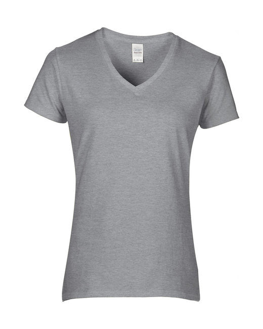 Gildan - Ladies' Heavy Cotton™ V-Neck, T-Shirt