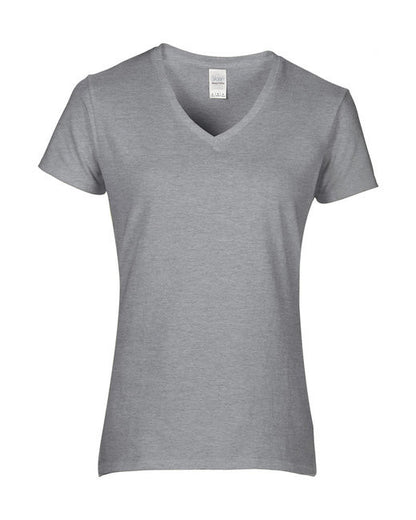 Gildan - Ladies' Heavy Cotton™ V-Neck, T-Shirt