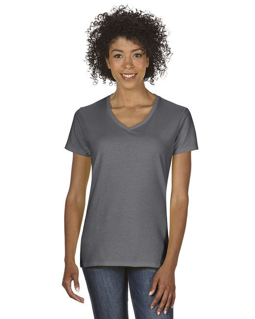 Gildan - Ladies' Heavy Cotton™ V-Neck, T-Shirt