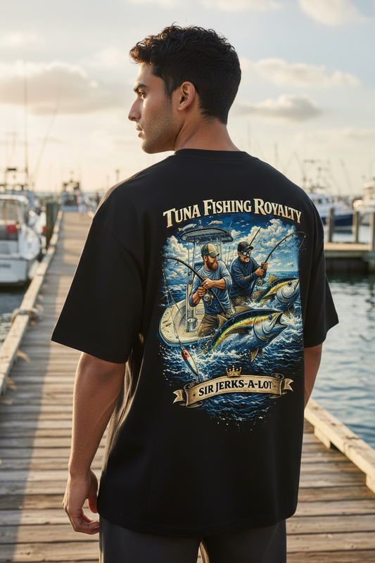 “Tuna Fishing Royalty – Sir Jerks‑A‑Lot” T SHIRT