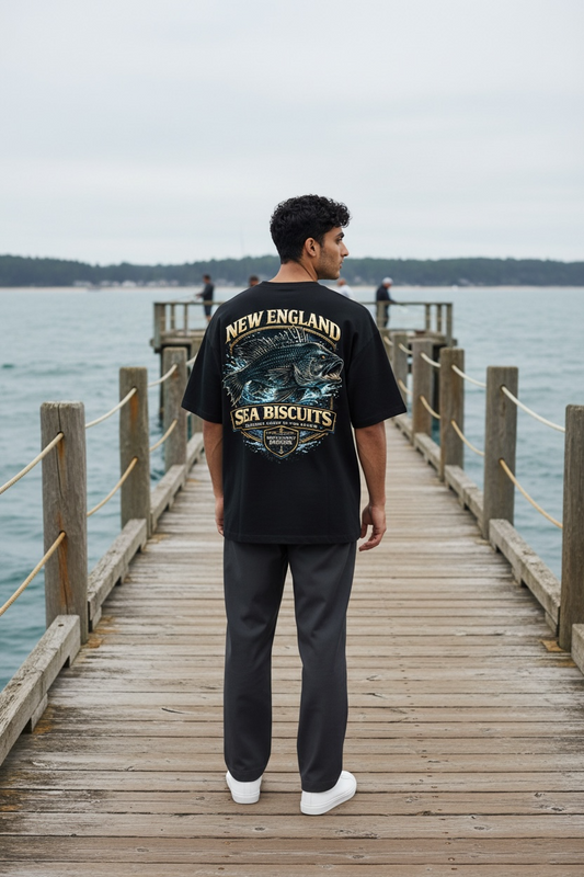 BLACK SEA BASS / SEA BISCUIT T SHIRT
