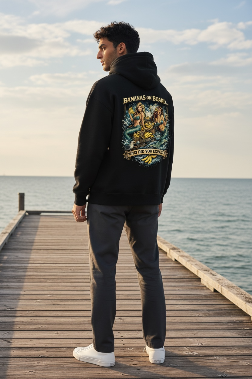 BANANAS ON BOARD HOODIE