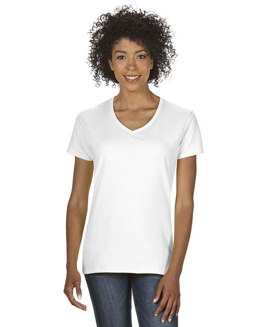 Gildan - Ladies' Heavy Cotton™ V-Neck, T-Shirt