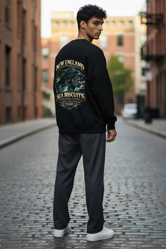 BLACK SEA BASS / SEA BISCUIT LONG SLEEVE