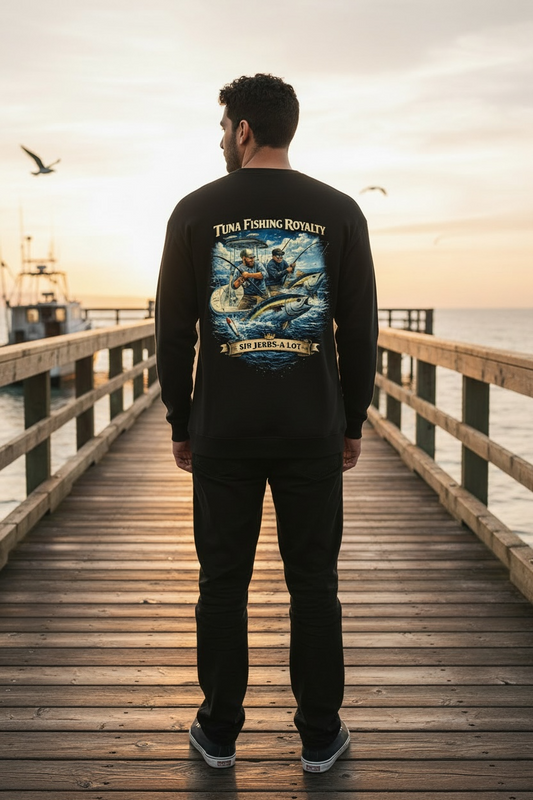 “Tuna Fishing Royalty – Sir Jerks‑A‑Lot” LONG SLEEVE